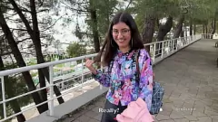 Play Street Pickup turns Kinky: Rough Sex & Facial on Glasses