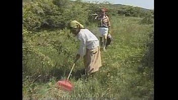 Play I do porn in nature on the green field plus position 69